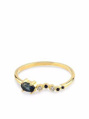 Gfg Jewellery 18kt yellow gold Seraphina sapphire and diamond ring