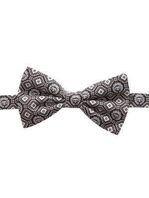 Dolce & Gabbana patterned bow tie - Brown