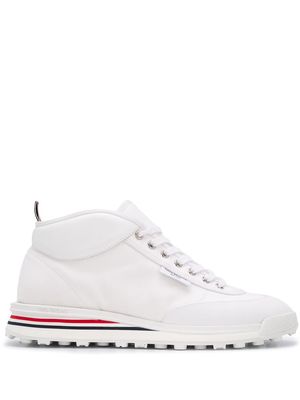 Thom Browne lace-up high-top sneakers - White