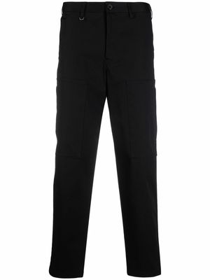 Armani Exchange front patch-pocket trousers - Black