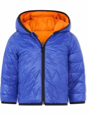 BOSS Kidswear reversible padded jacket - Blue