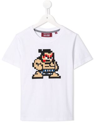 Mostly Heard Rarely Seen 8-Bit Tiny Sumo T-shirt - White