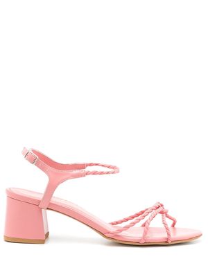 Sarah Chofakian leather Julie sandals - Pink