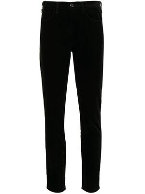 Emporio Armani slim-cut mid-rise jeans - Black