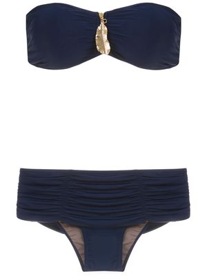 Brigitte sleeveless bikini set - Blue