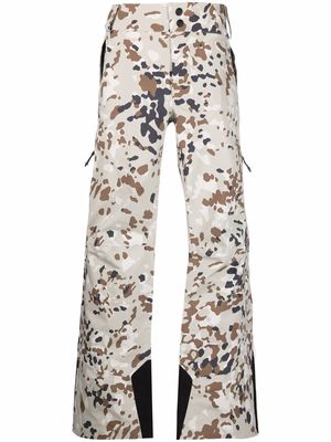 Holden camouflage wide-leg trousers - Neutrals