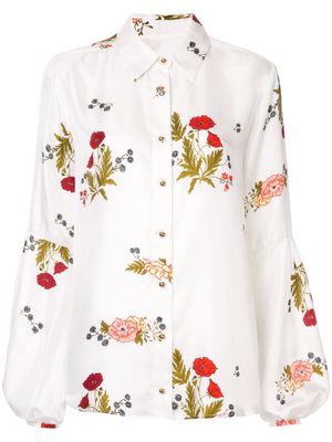 Macgraw Bonlour floral print blouse - White