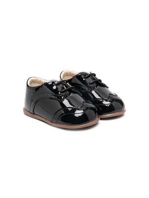 BabyWalker high-shine shoes - Black