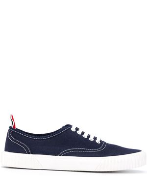 Thom Browne Heritage cotton canvas sneakers - Blue