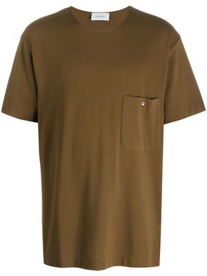 Lemaire chest pocket T-shirt - Brown