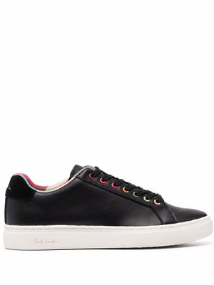 PAUL SMITH low-top leather sneakers - Black
