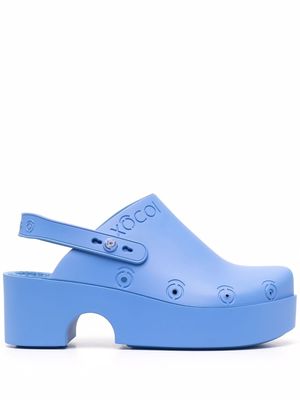 XOCOI slingback mule clog shoes - Blue