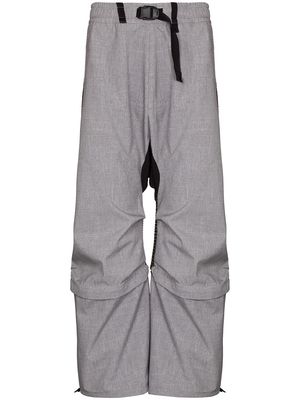 Byborre Weightmap Field convertible trousers - Grey