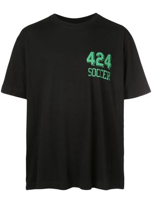 424 logo T-shirt - Black