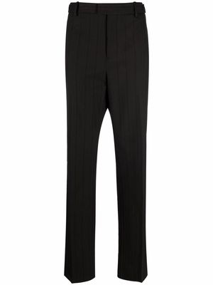 Bottega Veneta stripe-print pressed-crease tailored trousers - Brown