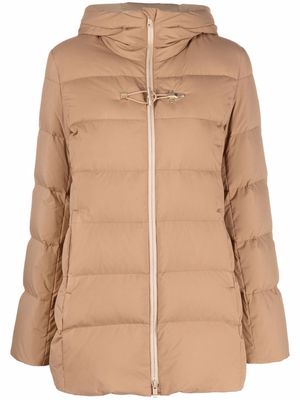 Fay zip-fastening padded jacket - Neutrals