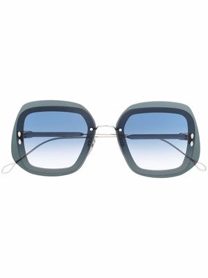 Isabel Marant Eyewear oversized-frame sunglasses - Silver