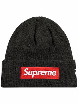 Supreme x New Era box logo beanie - Grey