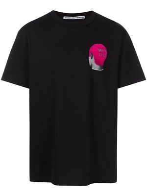 Alexander Wang head print T-shirt - Black