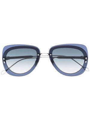 Isabel Marant Eyewear square tinted sunglasses - Silver