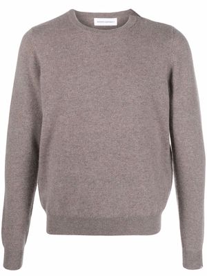 extreme cashmere crew-neck knitted jumper - Neutrals