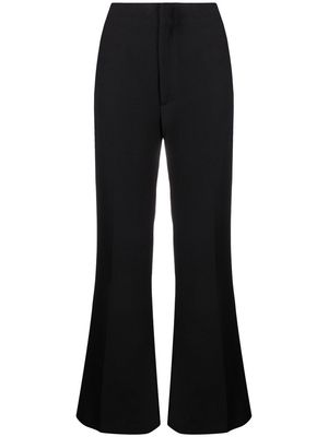 AMBUSH high-waisted flared trousers - Black
