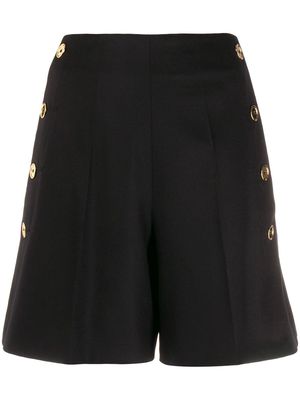 Patou side button shorts - Black