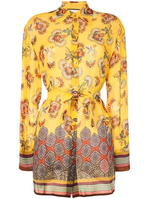 Alexis Foley floral print blouse - Yellow