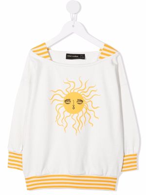 Mini Rodini sun print sweatshirt - White