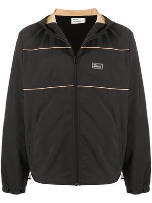 Drôle De Monsieur logo patch jacket - Black