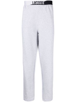 Lacoste logo-waist cotton-blend track pants - Grey