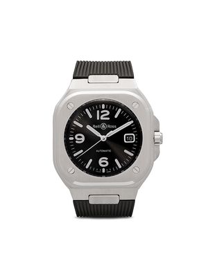 Bell & Ross BR 05 Black Steel 40mm - BLACK AND SILVER GREY