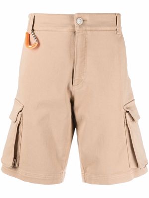 Philipp Plein cotton-blend cargo shorts - Neutrals