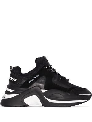 NAKED WOLFE Track chunky sneakers - Black