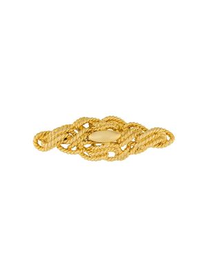Givenchy Pre-Owned 1980s tangled rope brooch - Gold