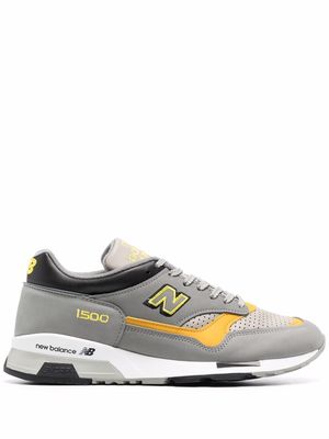 New Balance logo-patch lace-up sneakers - Grey