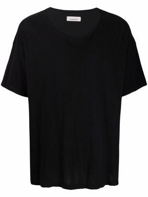 Laneus slouchy jersey T-shirt - Black