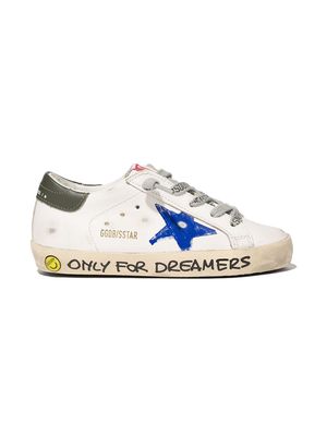 Golden Goose Kids Super-Star lace-up sneakers - White