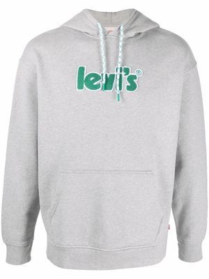 Levi's logo-print hoodie - Grey