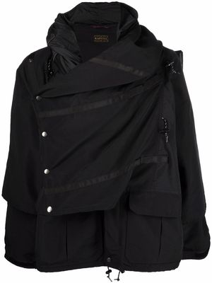 Kapital 60/40 Kamakura wrap jacket - Black