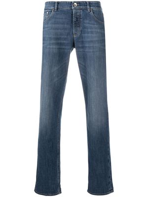Brunello Cucinelli mid-rise straight jeans - Blue