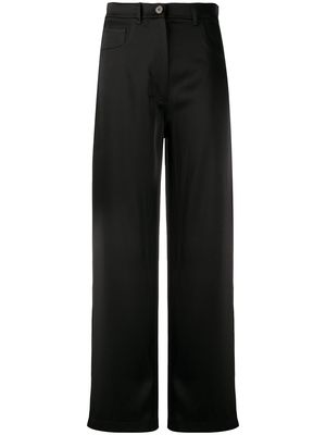 Nanushka wide-leg trousers - Black