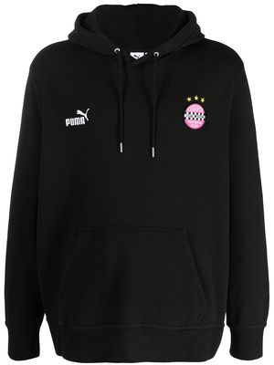 PUMA logo-printed hoodie - Black
