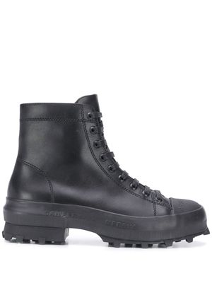 CamperLab Traktori leather ankle boots - Black