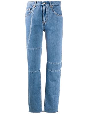 MM6 Maison Margiela straight-let 5-pocket jeans - Blue