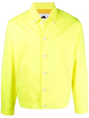 Anglozine button-up shirt jacket - Yellow