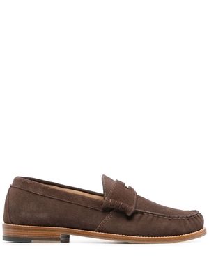 Rhude classic penny loafers - Brown