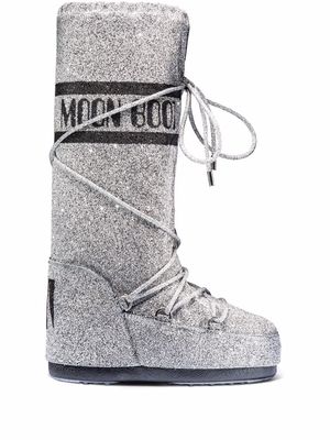 Moon Boot Icon 50° Swarovski boots - Grey