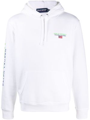 Polo Ralph Lauren logo-print hoodie - White