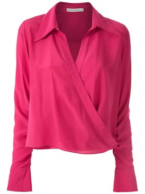 Martha Medeiros Andrea silk shirt - Pink